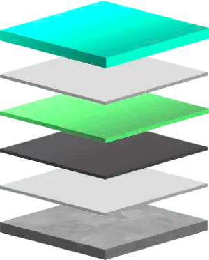 Couches électronique imprimée